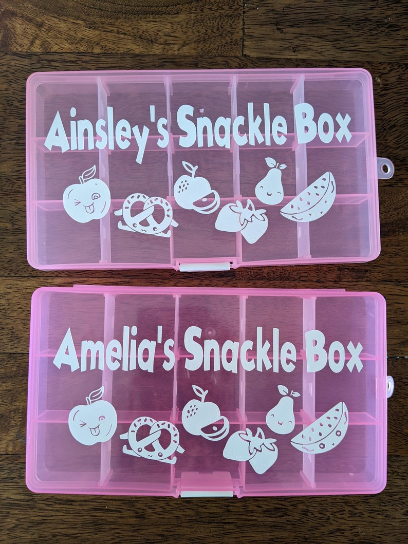 Mini Snack Box Custom Kids Snack Container Perfect for Etsy