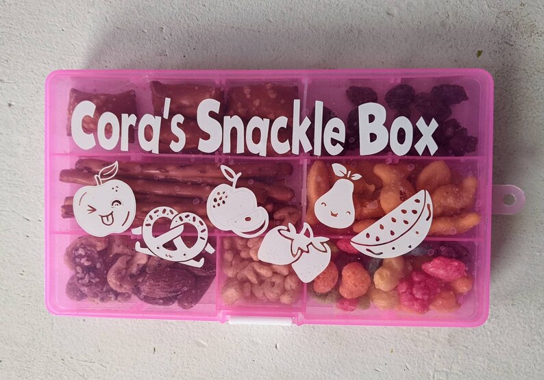 Mini Snack Box Custom Kids Snack Container Perfect for Etsy
