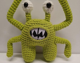 Griffin The Little Green Monster Crochet Pattern English