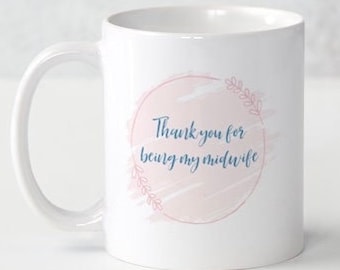 Midwife gift, midwife mug, gift for midwife, gift for midwives, thank you gift for midwife, midwife present, midwife cup, midwifery gifts