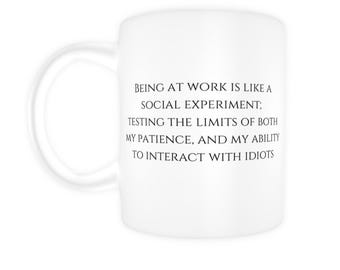 Work bestie mug, work colleague gift, secret Santa gifts colleagues, gift for boss, boss mug, customer service mug, Christmas gifts