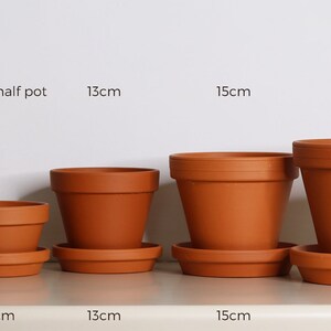 Customisable terracotta saucer for plant pots image 6