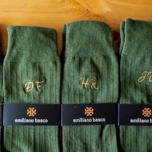 Groomsmen Socks Personalized, Groomsmen Proposal Gifts , Wedding Groomsmen Gift, Best Man proposal, Embroidered Groosman Socks, Groom Socks image 1
