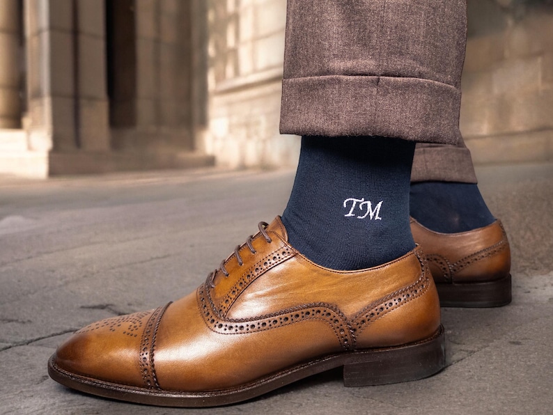 Custom Groomsmen Socks, personalized wedding socks, Personalised embroidered socks