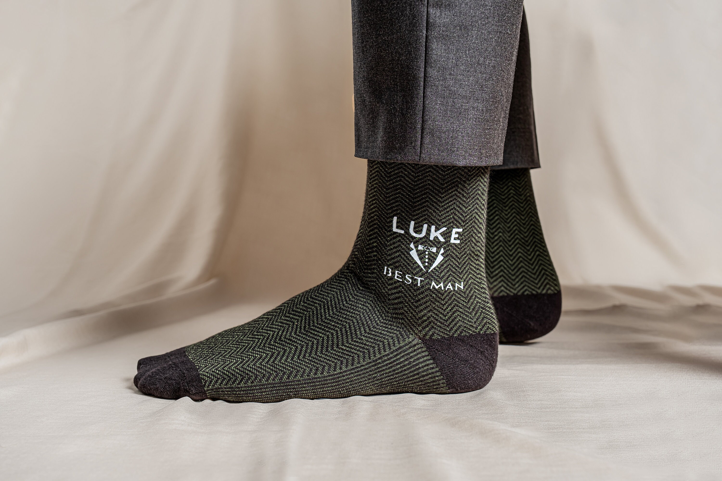 Personalized GROOMSMEN SOCKS Mens Wedding Socks Groomsman Etsy