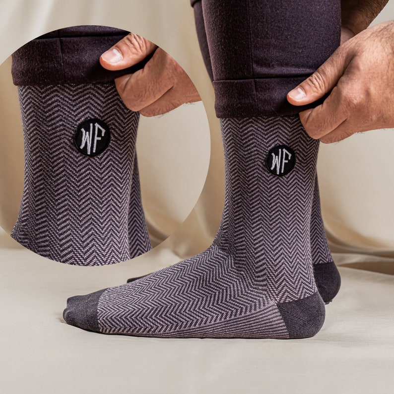 Personalized groomsmen socks, monogrammed mens dress socks, monogrammed socks, monogrammed mens dress socks