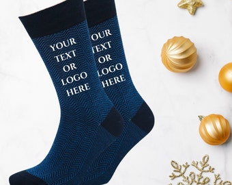 Calcetines personalizados personalizados, calcetines monograma, calcetines divertidos, regalo de Navidad, regalos para papá, calcetines de padrino, calcetines de cumpleaños del tío, calcetines divertidos,