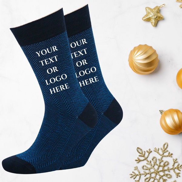 Personalisierte benutzerdefinierte Socken, Monogramm Socken, lustige Socken, Weihnachtsgeschenk, Geschenke für Papa, Groomsmen Socken, Onkel Geburtstagssocken, lustige Socken,