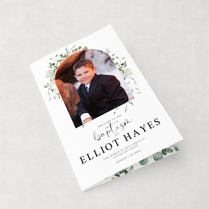 Editable LDS Baptism Program | Boy Baptism | LDS Boy | Baptism | Boy Baptism Program Digital | Baptism LDS | Corjl