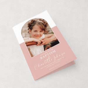 Editable LDS Baptism Program | Girl Baptism | LDS Girl | Baptism | Girl Baptism Program | Baptism LDS | Corjl