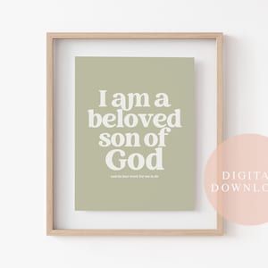 Young Mens Theme, Digital Download, Sage Green, LDS Quote, Wall Art, LDS, Aaronic Priesthood, Printable, Youth, Kids Room Decor, Wall Poster