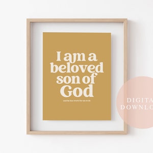 Thema jonge mannen, digitale download, mosterd, citaat LDS, kunst aan de muur, LDS, Aäronisch priesterschap, afdrukbaar, jeugd, decor kinderkamer, muurposter