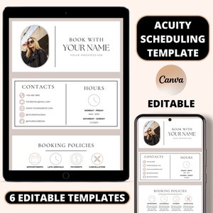 Acuity Scheduling Template, Beige Acuity Website Banner, Lash Tech Acuity Scheduling, Canva Editable, Makeup, Nails, Wigs, Hair Booking Site