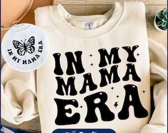 In My Mama Era Svg PNG, Mama Svg, Mama Shirt Design, Cheer Mom Svg, Mom Gifts, Retro Mom svg Designs, Mama Life svg, Digital Download
