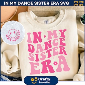 In meiner Tanzschwester Ära SVG, Tanz Schwester zwart, Tanz Schwester, Tanzlehrer zwar, Tanz Schwester Shirt Png, digitaler Download