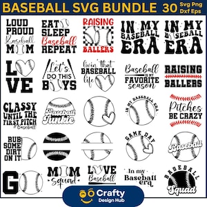 Baseball SVG Bundle, Baseball Mom svg, Baseball Font svg, Baseball Monogram Svg, Baseball Stitches svg, Baseball Team Shirts svg