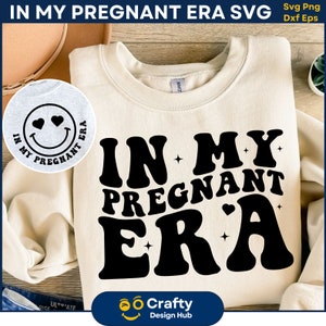 Dans mon ère enceinte SVG, Dans mon ère enceinte, Concert SVG, Mignon enceinte SVG, Annonce de grossesse Fichiers SVG, Mama SVG, Funny Mom Designs