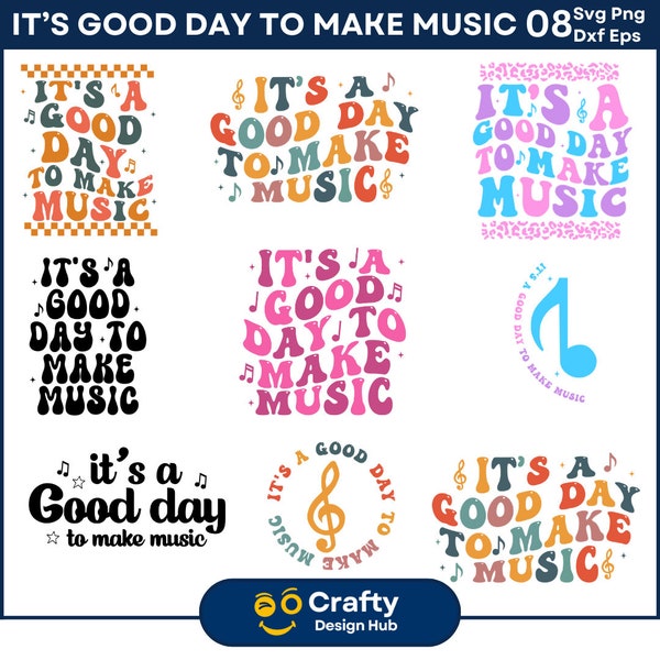 It's A Good Day To Make Music Svg bundle,Funny Music Teacher Back To School Sublimation Design Download,Music Lover Shirt,Music Teacher gift