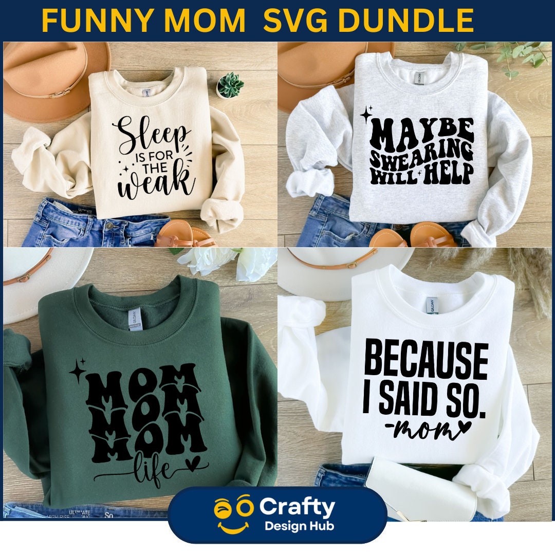 Funny Mom SVG Bundle, Sarcastic Mom SVG ,mom Life Svg, Gift for Mom Svg ...