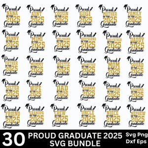 Stolze graduierte Familie 2025 svg Bündel, stolze Familie 2025, Staffelung 2025 svg, stolze Familie der graduierten 2025 svg, Seniorenfamilie svg, Klasse 2025 svg