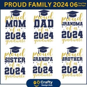 Proud Family of 2025 Graduate SVG, 2025 Graduation Svg Bundle, Senior Family Svg, Proud Graduate Family Svg, Class of 2025, Graduation Svg