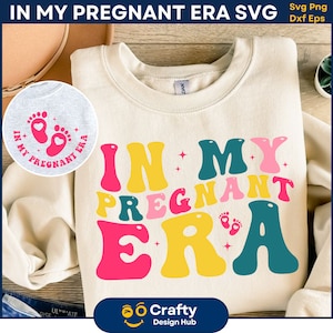 À l'époque de ma grossesse, SVG, à l'époque de ma grossesse, concert Svg, mignon enceinte Svg, fichiers Svg d'annonce de grossesse, maman Svg, conceptions drôles de maman
