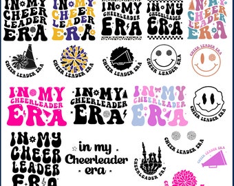 In My Cheerleader Era Svg Bundle,Cheerleading Svg, In My Cheer Era Svg, Cheerleader Era, In My Cheer Era Svg