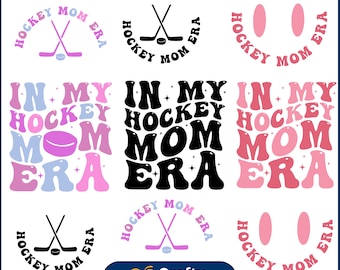 In meiner Hockey Mom Ära SVG Bundle, Hockey Mom SVG, Hockey Shirt Design, Sport Mom SVG, Hockey Lover SVG, Retro Hockey svg