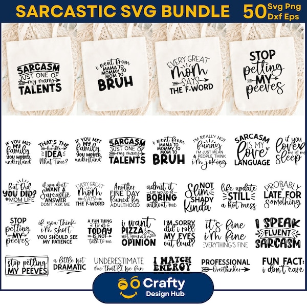 30 Sarcastic tote bag Svg Bundle, funny tote bag svg, tote bag quote svg, Funny Quotes Svg, Tote Bag Sayings Svg, Sarcastic Svg Files