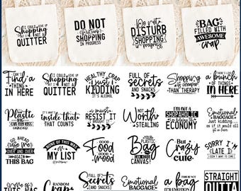 Tote Bag Svg Bundle, Funny Tote Bag Svg, Tote Bag Sayings, Mom Bag Svg, Tote Bag Quote Svg, Funny Tote Bag Svg, Emotional Baggage svg