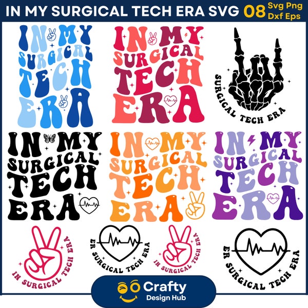 In My Surgical Tech svg Bundle, Surgical tech era png, Department Life svg, Surgical Technician svg, Surgical Nurse png, Files For Cricut