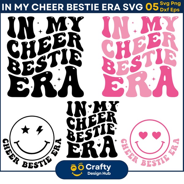 In My Bestie Era SVG, In My Cheer Bestie Era Bundle, Bestie Svg, Bestie Era Svg, Bestie Shirt Png, Bestie Club, Best Friend, Friendship Svg