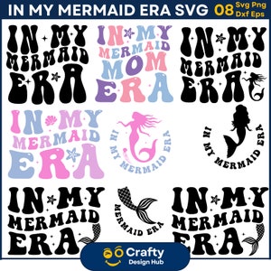 In meiner Meerjungfrau-Era-Svg-Bundle, Meerjungfrau-Era-Svg, Meerjungfrau-Png, Meerjungfrau-Geburtstagskind SVG, Meer-Strand SVG, lustiges Meerjungfrau-Geschenk