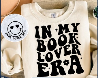 In My Book Lover Era svg, Book Lover svg, Bookworm svg, Read More Books svg, Reading svg, Teacher shirt svg, Librarian svg, Digital Download