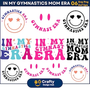 In meiner Gymnastik-Ära SVG-Bundle, Gymnastik-Svg, Gymnastik-Png, Retro-Gymnastik-Svg, Gymnastik-Shirt für Mädchen, Gymnastik-Liebhaber-Svg PNG