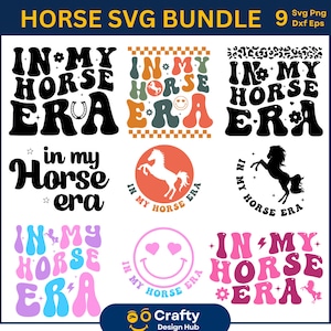 In meinem Horse Era svg Bundle, Horse Era svg, Retro svg, Pferde svg, lustiges Shirt svg, Pferde svg, Pferd retro svg