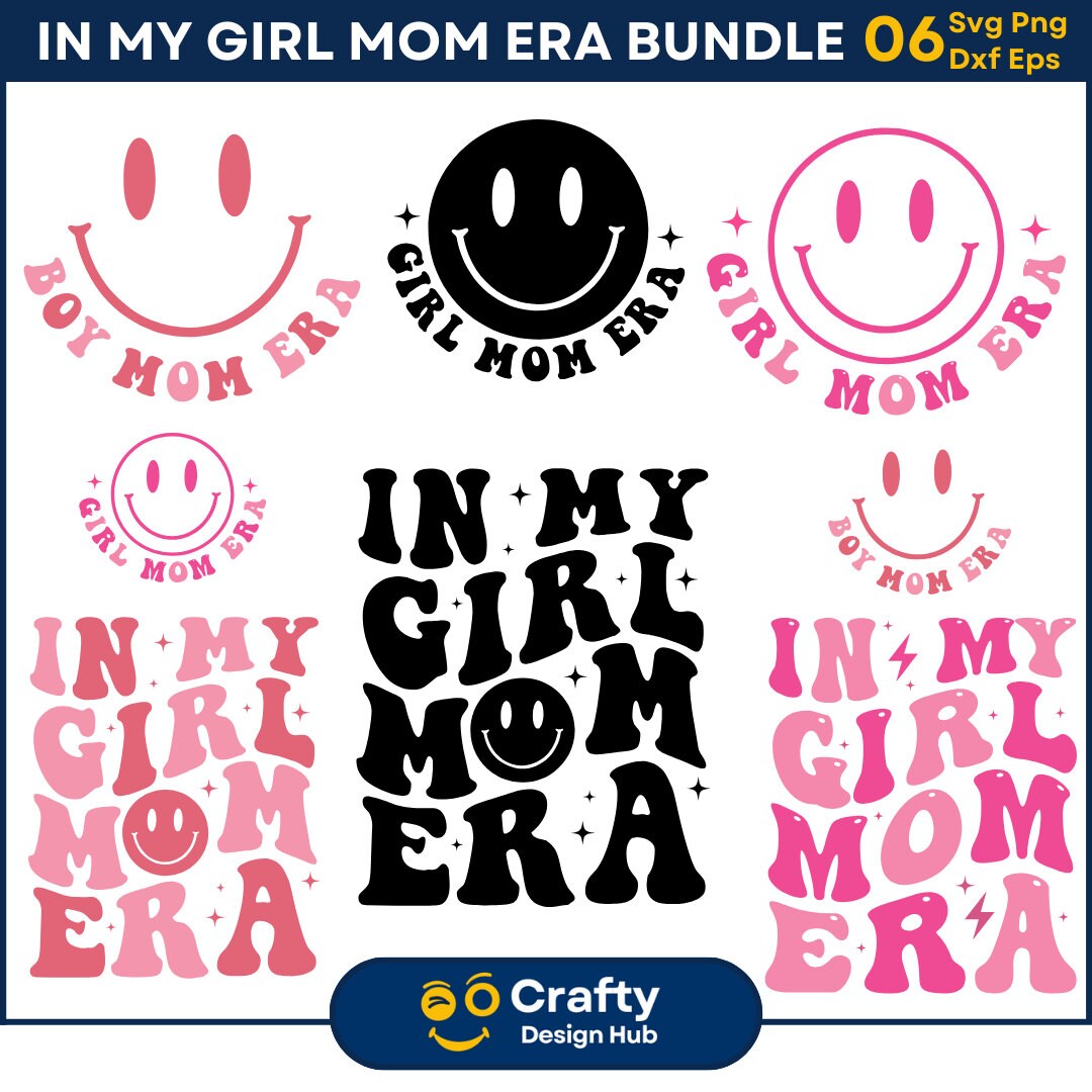 In My Girl Mom Era SVG Bundle in My Mom Era Girl Mom Svg - Etsy
