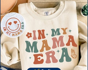 In My Mama Era Svg, Mama Svg, Mama Shirt Design, Cheer Mom Svg, Mom Gifts, Retro Mom svg Designs, Mama Life svg, Digital Download