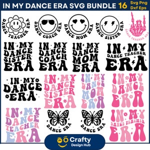 In meiner Tanzära SVG-Bundle, Tanz Mutter SVG, Tanz Schwester SVG, Tanzlehrer SVG, Tanzcoach, Tanz Shirt Png, digitaler Download