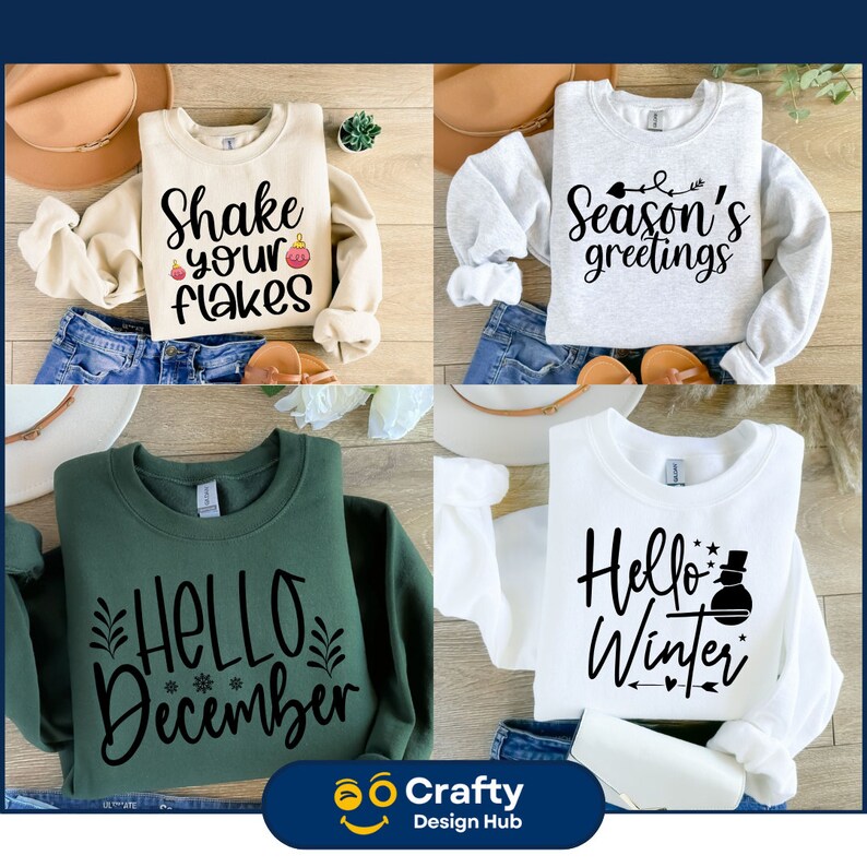 Winter Svg Bundle, Let It Snow Svg, Winter Png, Christmas Quote Svg ...