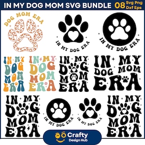 Na minha era do cachorro Svg Bundle, Mom svg, Funny Mom Shirt PNG, Dog Mama Svg, Dog Lover Svg, Dog Svg Png Designs, Digital Download