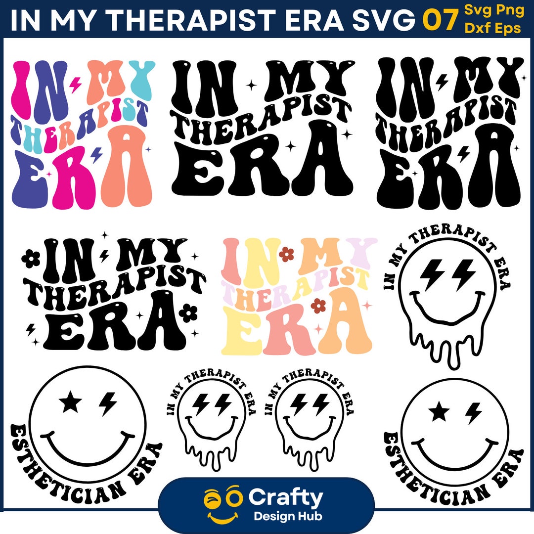 In My Therapist Era SVG Bundle, in My Therapist Era Png, Therapist Svg ...