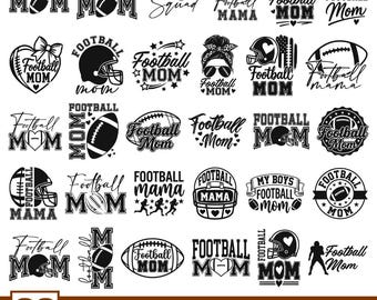 Football Mom SVG Bundle, Football font svg, Football Designs, Football Quotes Svg, Football Game Day svg, Football Name Svg,  Football Svg