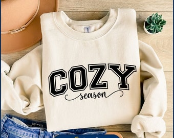 Cozy Season SVG, Cozy Season png, Get Cozy Svg, Christmas Svg, Christmas Season Svg, Sweater Weather Svg, Cozy Vibes Svg, Cricut Cut Files