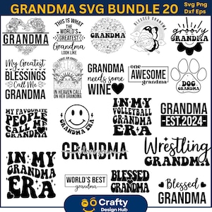 Oma svg Bundle, Oma Herz svg, gesegnete Oma svg, Oma Shirt svg, Oma Bundle SVG-Datei für Cricut, Oma SVG design