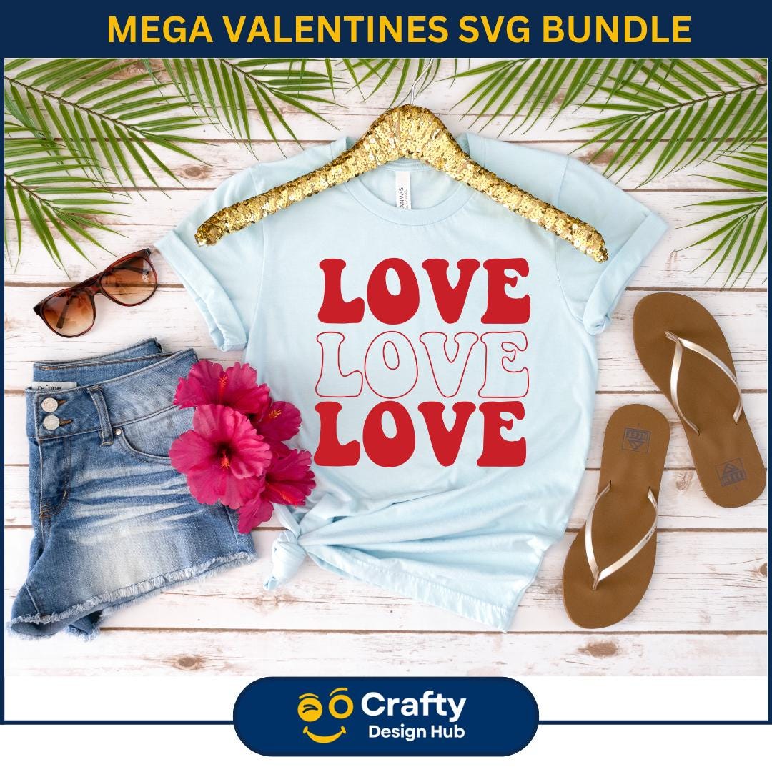 Mega Valentine Svg Bundle, Valentines Day Svg Bundle, Love Svg ...