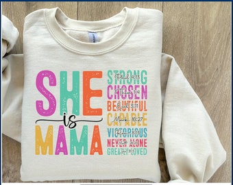 She is Mom SVG, Blessed Mom Png, Mom Shirt, Mom Life Png, She is Nana, Meme PNG, Retro Mother PNG, Gigi Png Bundle, Retro Mama Quotes