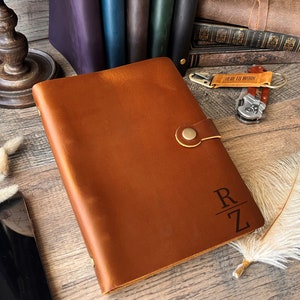 Personalized Photo Journal, Custom Photo Refillable Leather Journal, Custom Picture Leather Notebook, Engraved Picture Leather Notepad