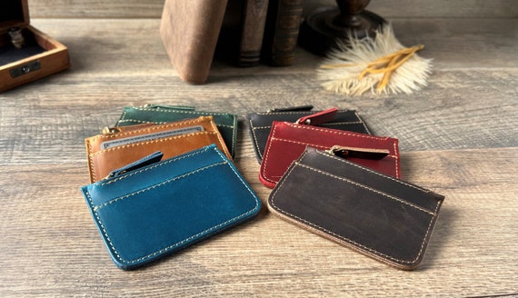 Custom Leather Card Holder Leather Id Card Holder Designer 