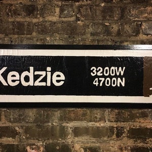 Kedzie L Train Sign
